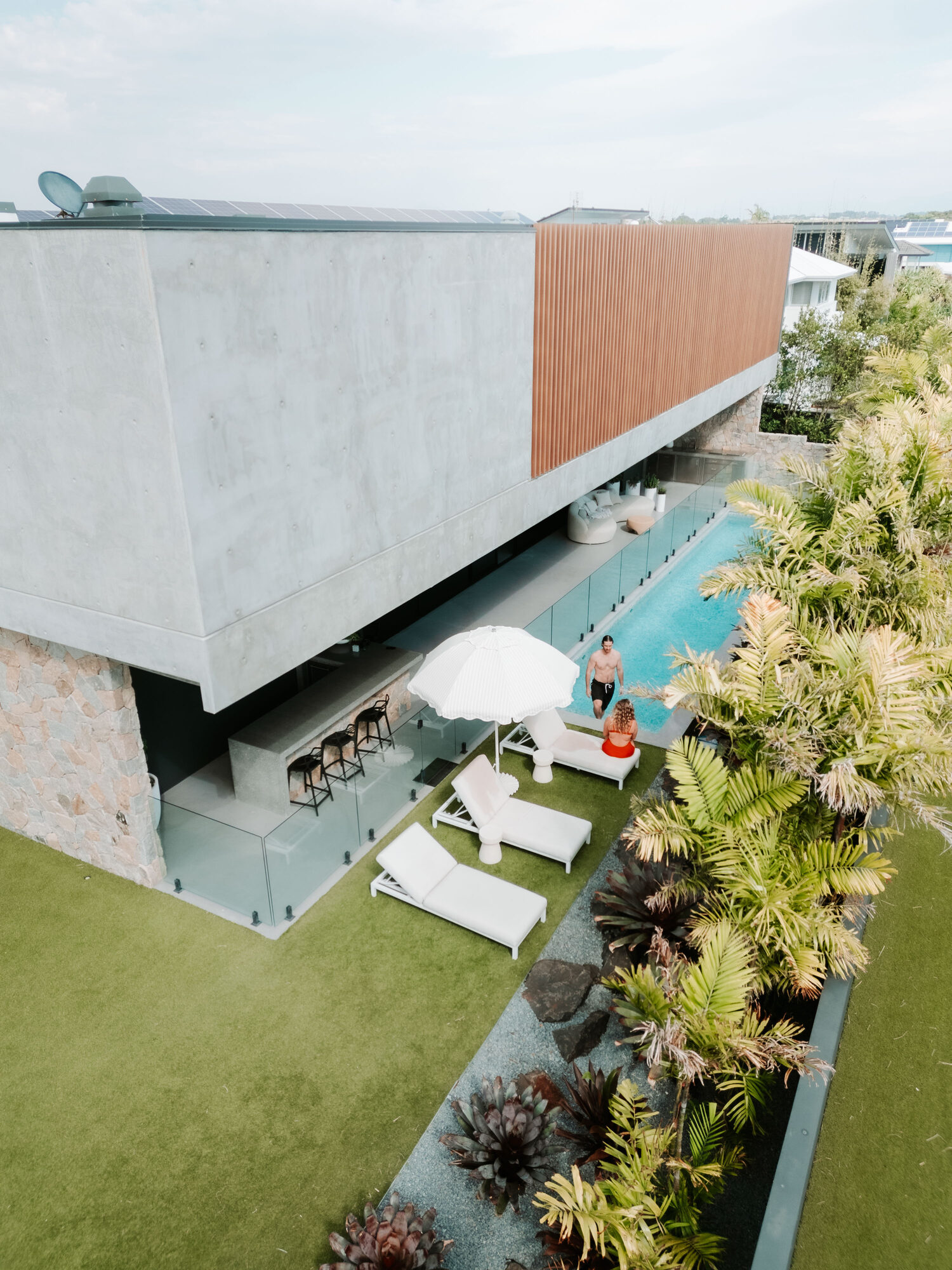 Salt Beach & Kingscliff — Coast from above, Mana Beach House