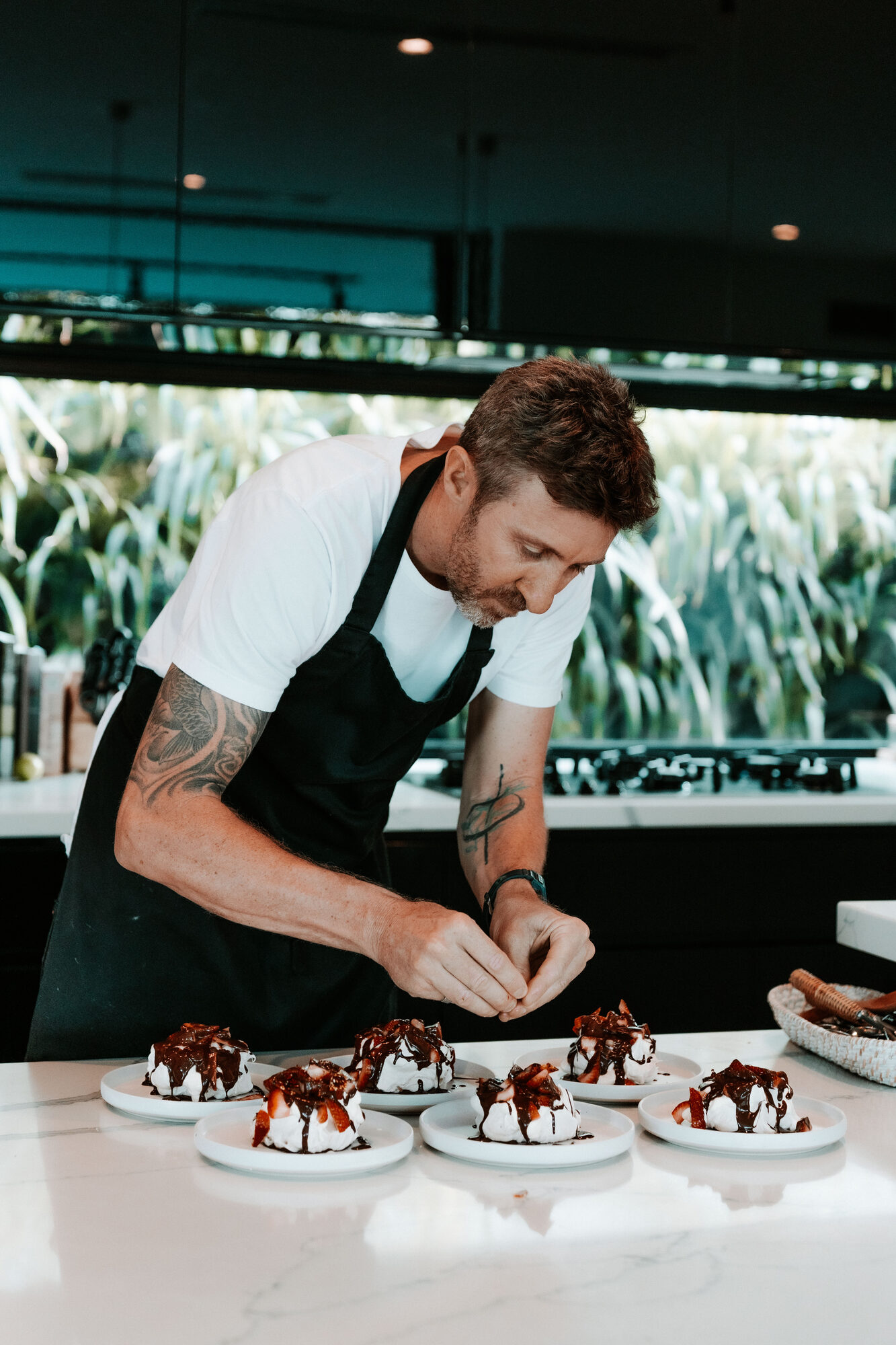 Private chef dining at Mana